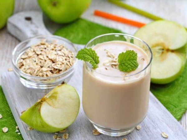 Agua de Avena con Manzana